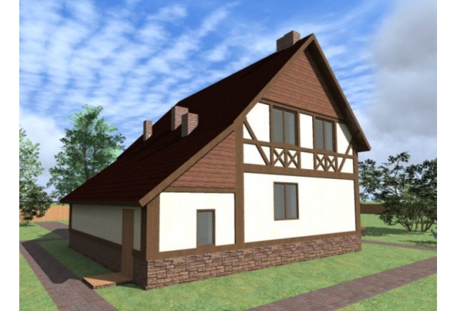 ДОМ «ДЕРЕВЕНСКИЙ»  147 М²